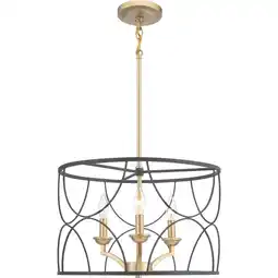 Walmart Progress Lighting P400177 Landree 3 Light 18 Wide Taper Candle Chandelier - Black offer