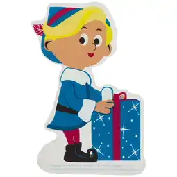 Walmart Northlight 7 Hermey with Christmas Present Double Sided Gel Window Cling Decoration offer