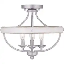 Walmart Progress Lighting - Four Light Semi-Flush Convertible - Close-to-Ceiling offer