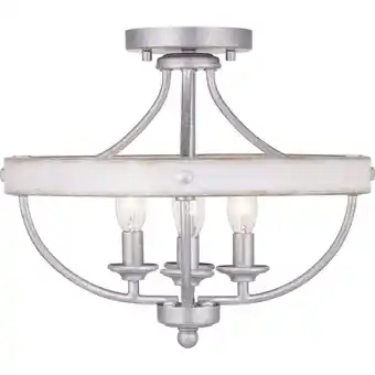 Walmart Progress Lighting - Four Light Semi-Flush Convertible - Close-to-Ceiling offer