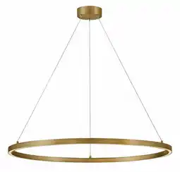 Walmart Lark 83465 Kenna 33 Wide Led Ring Chandelier - Brass offer