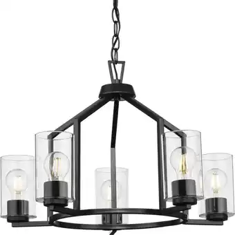 Walmart Progress Lighting - Goodwin - 5 Light Chandelier In Modern Style-15.5 Inches offer