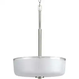 Walmart Progress Lighting P3846-09 Alexa Foyer Pendant Light, Brushed Nickel offer