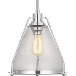 Walmart Progress Lighting P500135 Range 1 Light 13 Wide Pendant - Nickel offer