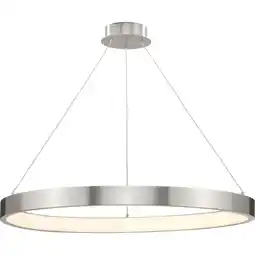 Walmart Inverse LED Collection Modern Brushed Nickel Pendant offer