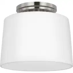 Walmart Progress Lighting - Adley - 1 Light Flush Mount In Contemporary Style-7.37 offer