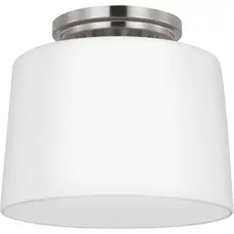 Walmart Progress Lighting - Adley - 1 Light Flush Mount In Contemporary Style-7.37 offer