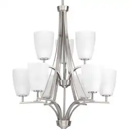 Walmart Progress Lighting - Nine Light Chandelier - Leap - 9 Light in Modern style offer