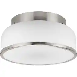 Walmart Progress Lighting P350255 Parkhurst 2 Light 11 Wide Flush Mount Drum Ceiling Fixture offer