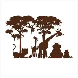 Walmart Elephants on the Wall E 5-1414 Large Silhouette Safari P.1 - Paint It Yourself offer