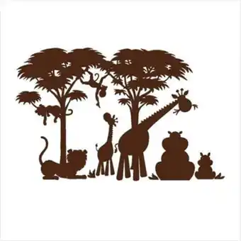 Walmart Elephants on the Wall E 5-1414 Large Silhouette Safari P.1 - Paint It Yourself offer