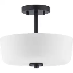 Walmart Progress Lighting - Two Light Semi-Flush Convertible - Close-to-Ceiling - Tobin offer