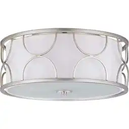 Walmart Progress Lighting - Three Light Flush Mount - Close-to-Ceiling - Landree offer