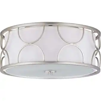 Walmart Progress Lighting - Three Light Flush Mount - Close-to-Ceiling - Landree offer