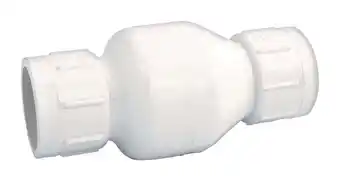 Walmart Homewerks VCKP40E5B PVC Schedule 40, 1-Inch in-Line Check Valve, x Solvent, White offer