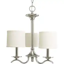 Walmart Progress Lighting P4632 Inspire 3 Light 17 Wide Chandelier - Nickel offer