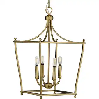 Walmart Progress Lighting - Four Light Foyer Pendant - Hall & Foyer - Parkhurst - 4 offer