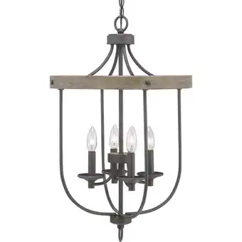 Walmart Progress Lighting P500157 Gulliver 4 Light 17 Wide Taper Candle Pendant - Grey offer