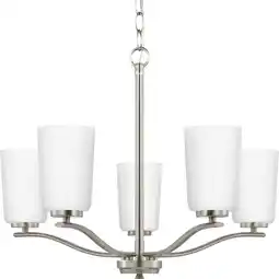 Walmart Progress Lighting - Adley - 5 Light Linear Chandelier In Contemporary offer