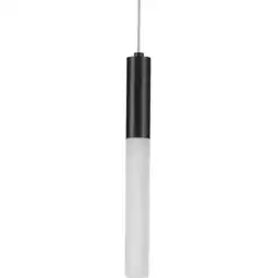 Walmart Kylo LED Collection One-Light Matte Black Modern Style Hanging Pendant Light offer