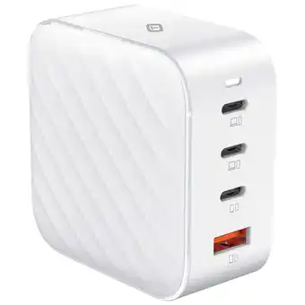 Walmart TekYa 120W GaN 4-USB Port Wall Charger - White offer