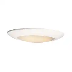 Walmart Maxim 57856WTWT 11 in. Diverse White LED Flush Mount Ceiling Light offer