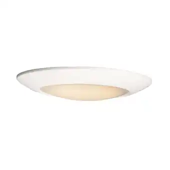 Walmart Maxim 57856WTWT 11 in. Diverse White LED Flush Mount Ceiling Light offer