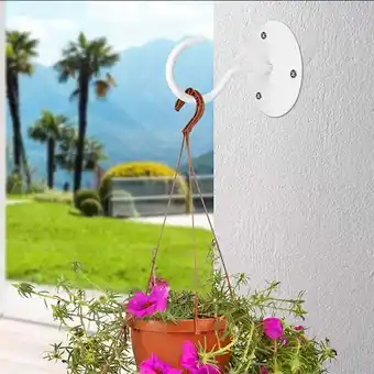 Walmart Tuplbcv Small Plide Hook Celebal Hook Hook Powerful Wall Hanging Black Decoration Flower Basket Hook offer