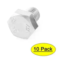 Walmart M8 x 10mm Metric 304 Stainless Steel Fully Threaded Hex Head Screw Bolt 10 Pcs offer