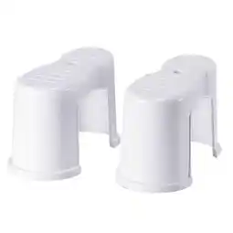 Walmart NUOLUX 2Pcs Home Anti-skid Toilet Footstools Bathroom Plastic Toilet Stepping Stools offer