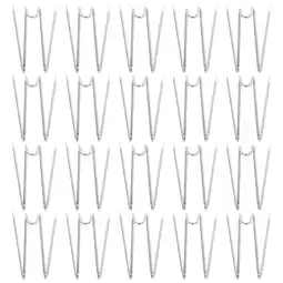 Walmart BESTONZON 20pcs Stainless Steel Fabric Panel Wall Wire Hooks Picture Hangers (Silver) offer