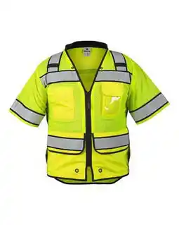 Walmart Kishigo High Performance Surveyors Vest S5014-5015 Lime 3XL offer