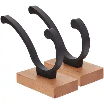 Walmart Towel Hook Solid Wood Clothes Hangers Heavy Duty over Door Wall Hanging Hooks Adhesive 2 Pcs offer