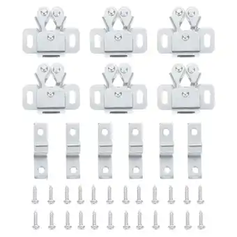 Walmart 20 Sets Cupboard Door Bead Roller Catch Cabinet Door Spring Clip Buckle Lock offer