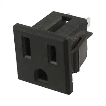 Walmart REGALWOVEN US Plug 125V 15A Panel Mount Outlet Power Socket Black offer