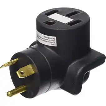 Walmart Voltec 16-00582 Heavy Duty 90 Molded Adapter - 30A M - 50A F offer