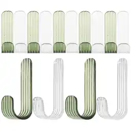 Walmart WynBing 40pcs Self-adhesive Wall Hook Bathroom Towel Hook Multi-functional Wall Adhesive Hook offer