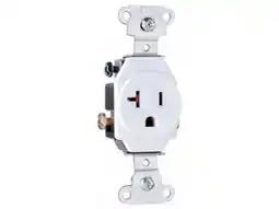 Walmart Pass and Seymour 5351-W White Spec Grade Single Receptacle Outlet 20A 125V offer