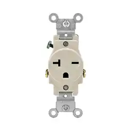 Walmart Leviton Mfg R56-05821-0TS Light Almond 20 Amp Single Outlet Receptacle offer