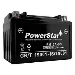 Walmart PowerStar 12V 9.5Ah Battery ATX12ABS for Aprilia, Husqvarna, KTM Motorcycles offer