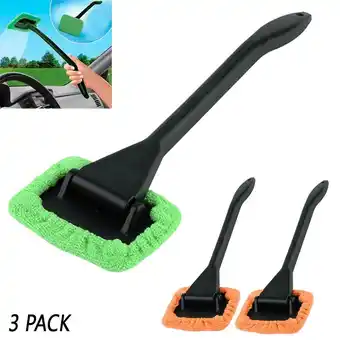 Walmart 3 Windshield Car Window Microfiber Cleaning Tools Automotive Cleaner Wiper offer