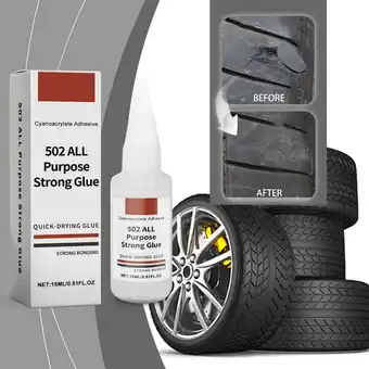 Walmart DBYLXMN Car Tire 15ml Car Tire 502 Universal Quick Drying Strong Bondin Plaster Patching offer