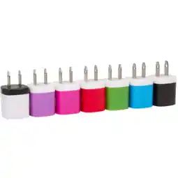 Walmart Get Power 3861614 Assorted Color USB to AC Home Adapter - Case of 30 offer