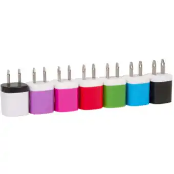 Walmart Get Power 3861614 Assorted Color USB to AC Home Adapter - Case of 30 offer