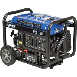 Walmart Global Industrial 3000 Watts Portable Generator, Gasoline, Recoil Start, 120V offer