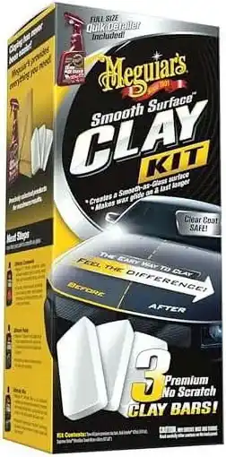 Walmart Meguiars G191700 Smooth Surface Clay Kit, Safe and Easy Car Claying for Smooth as Glass Finish offer