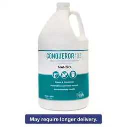 Walmart Conqueror 103 Odor Counteractant Concentrate Mango 1 gal Bottle 4/Carton 103GF000I004M04 offer