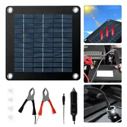 Walmart fengchenda 12V Solar Trickle Charger for Car RV Boat Motorcycle Battery Maintenance offer