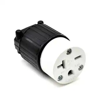 Walmart Superior Electric YGA022F Straight Electrical Receptacle 3 Wire, 20 Amps, 250V, NEMA 6-20R offer