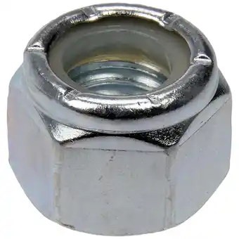 Walmart Dorman 784-762D Hex Lock Nuts With Nylon Ring - Grade 2 - 1/2 In.-13 , Pack of 2 offer